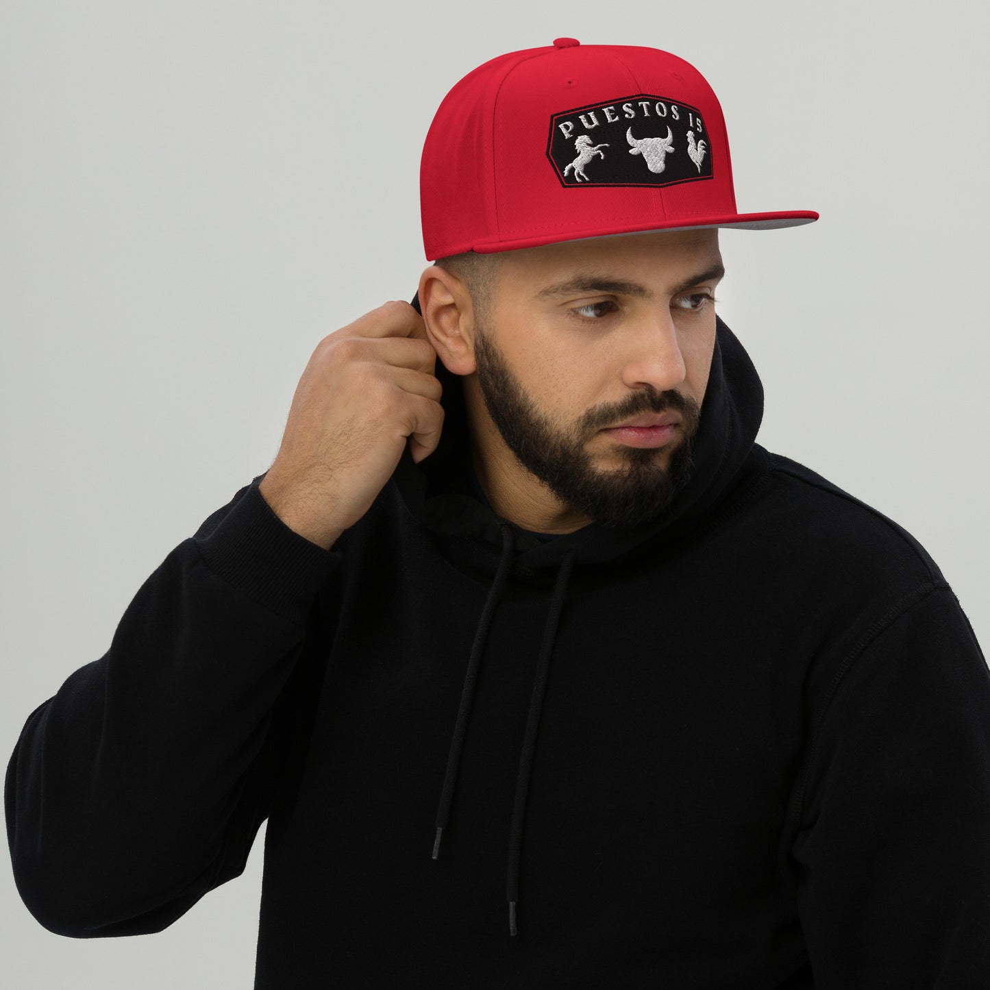 02 Puestos 15 ranch black Snapback Hat