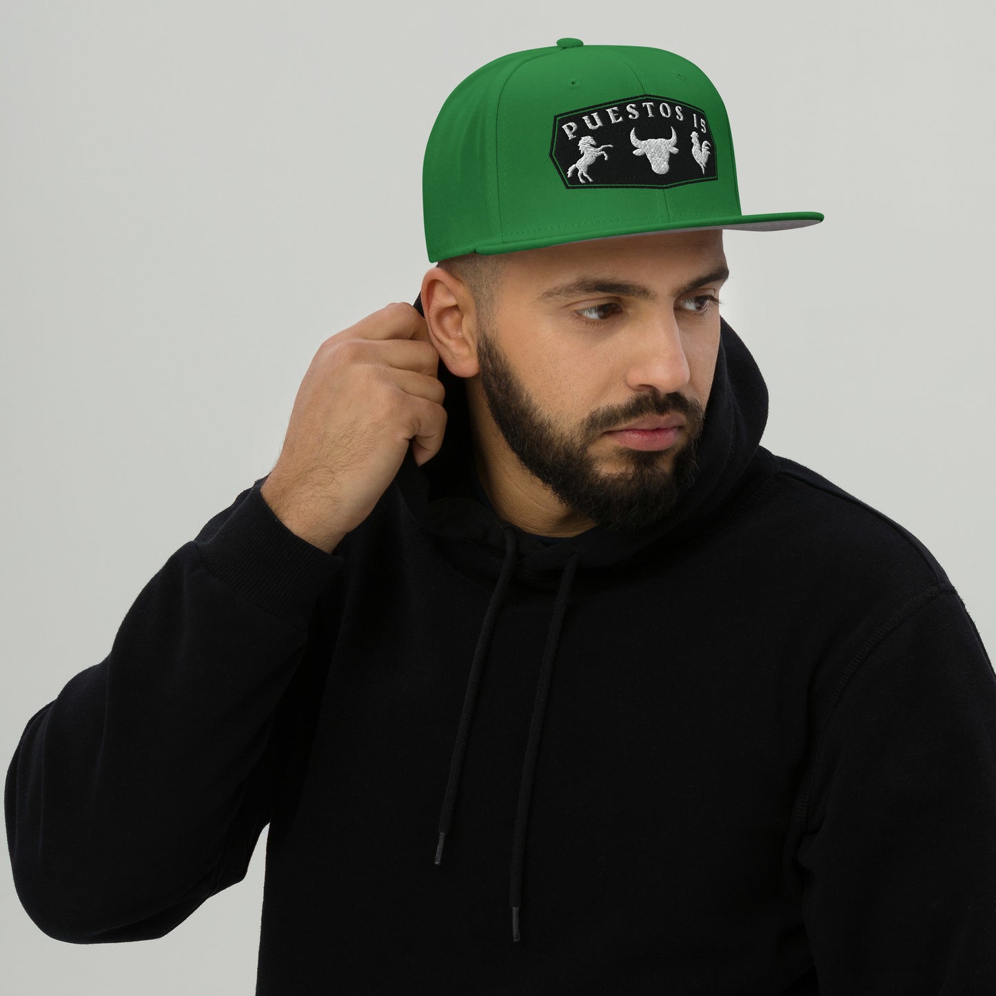 02 Puestos 15 ranch black Snapback Hat