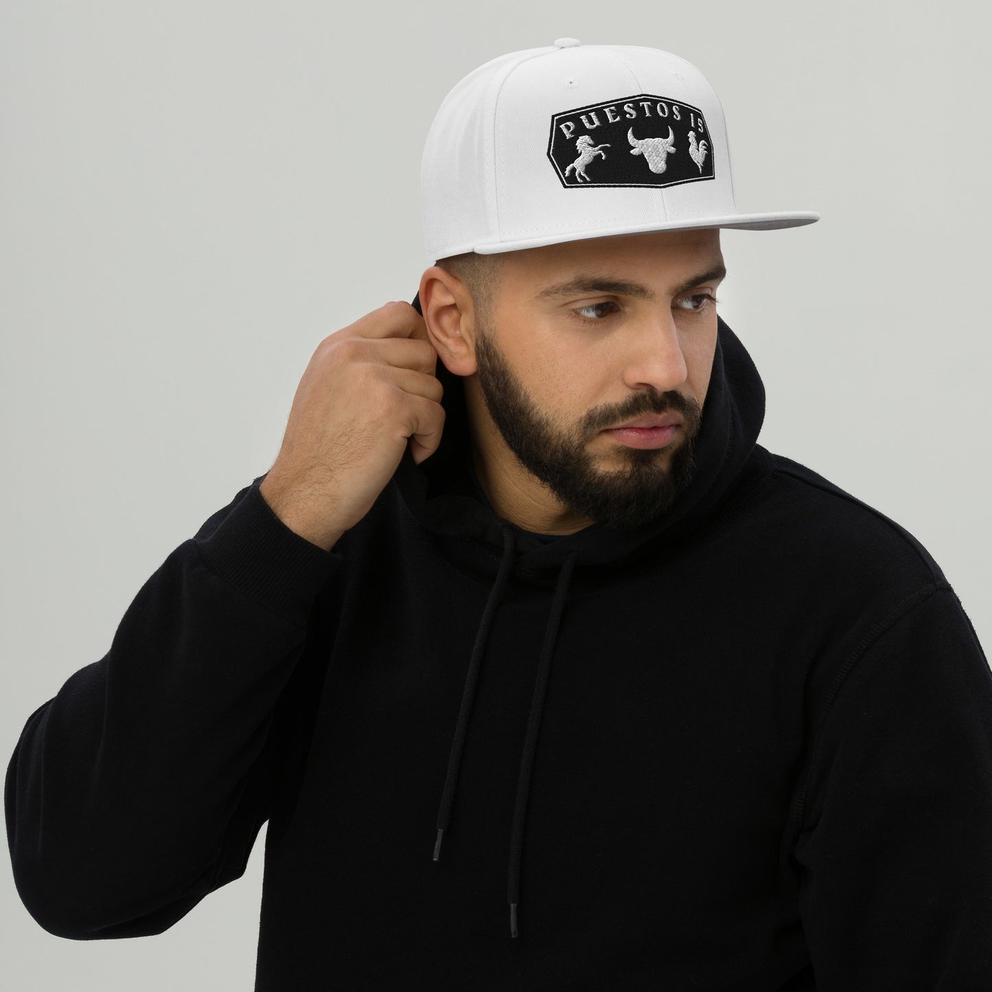 02 Puestos 15 ranch black Snapback Hat