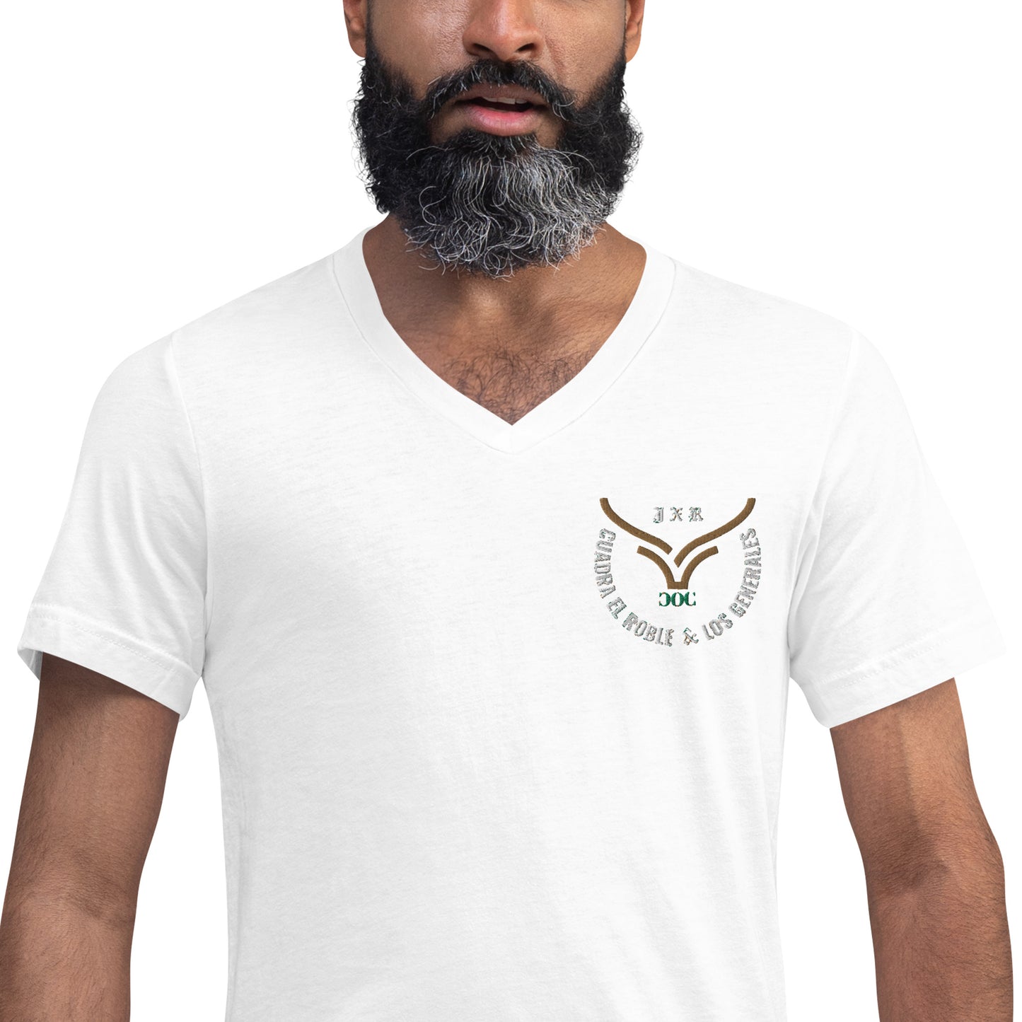 3. Vaquita Unisex Short Sleeve V-Neck T-Shirt